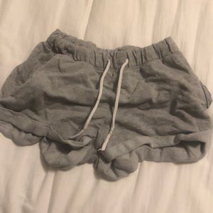 grey comfy shorts
